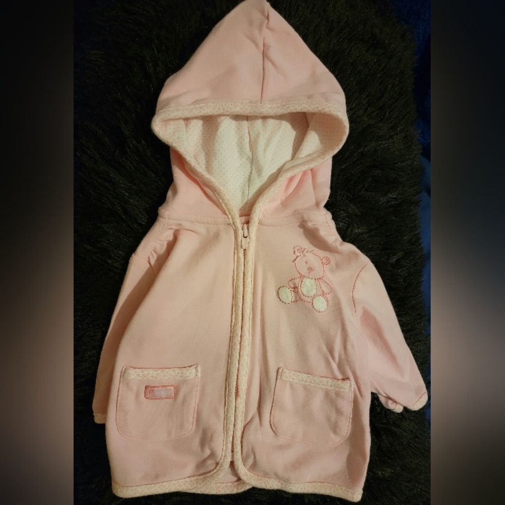 Carter's Happy Bear Zip-Up Hoodie,  3 month